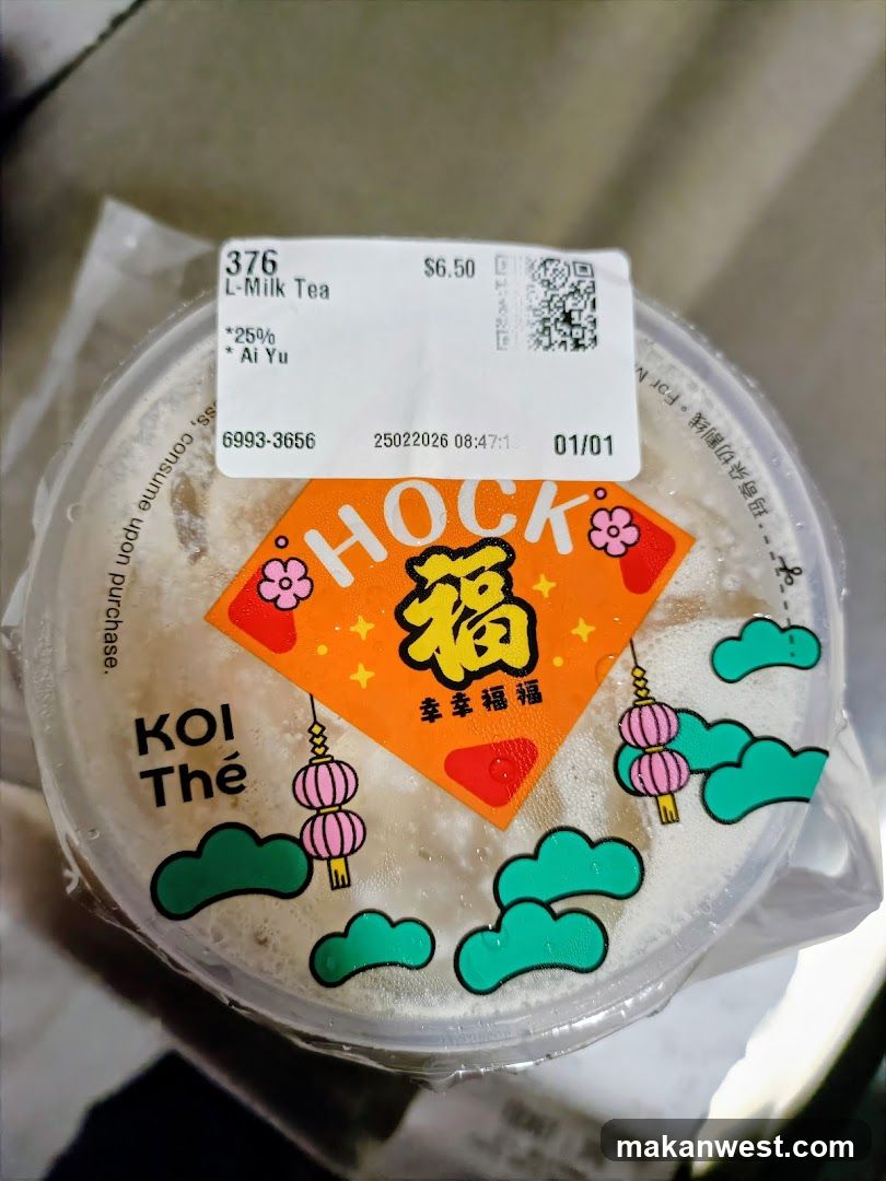 Boba Tea Cup with Label