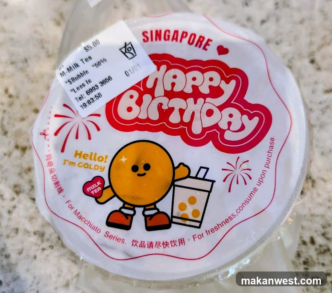 Happy Birthday Bubble Tea Cup
