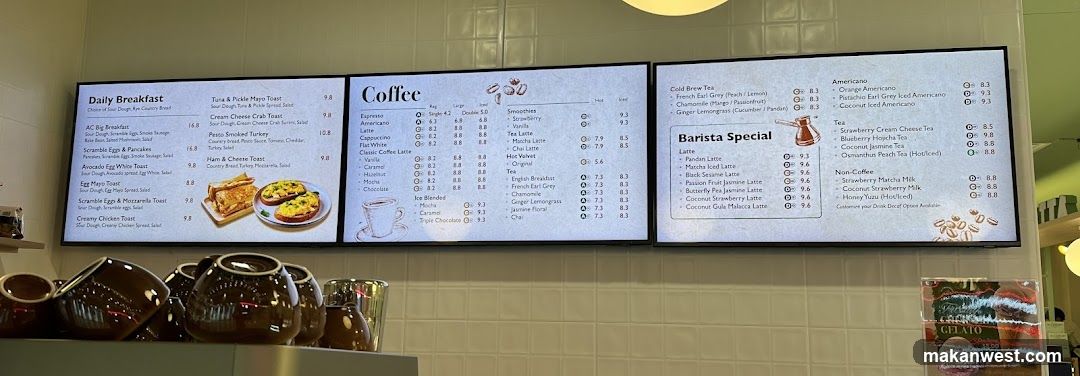 Coffee Shop Menu Board