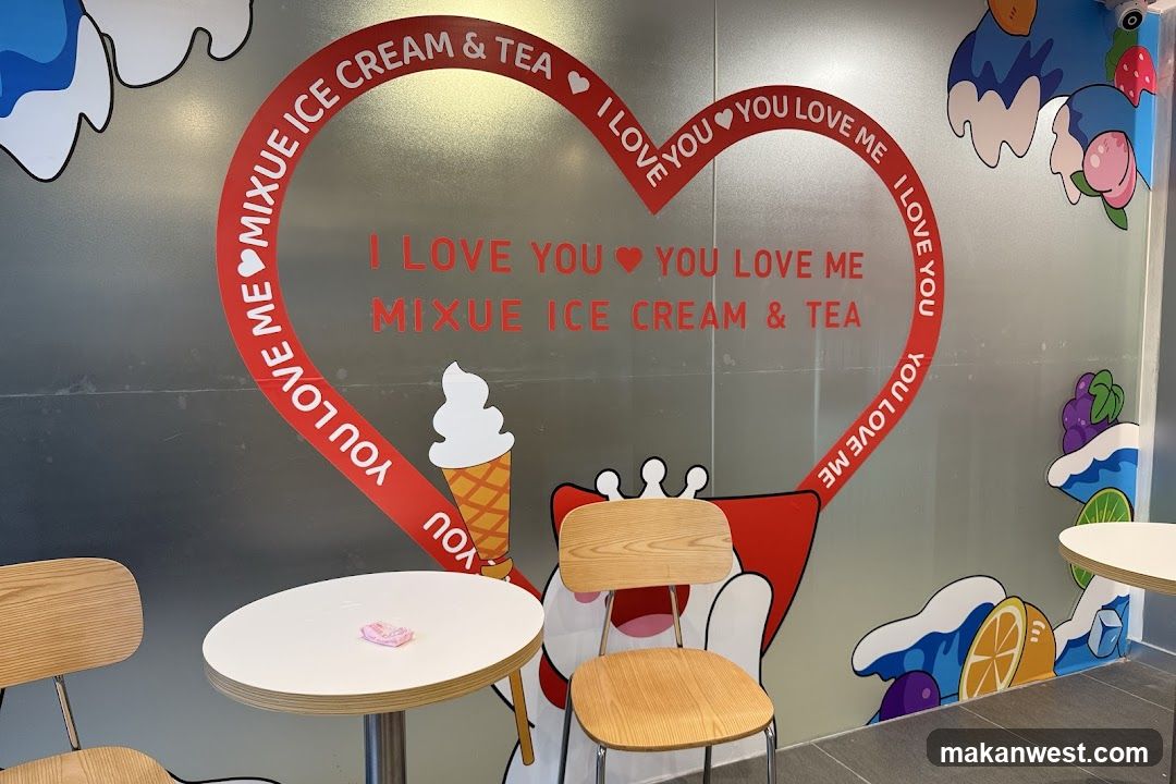 Mixue Ice Cream & Tea Interior Wall Art