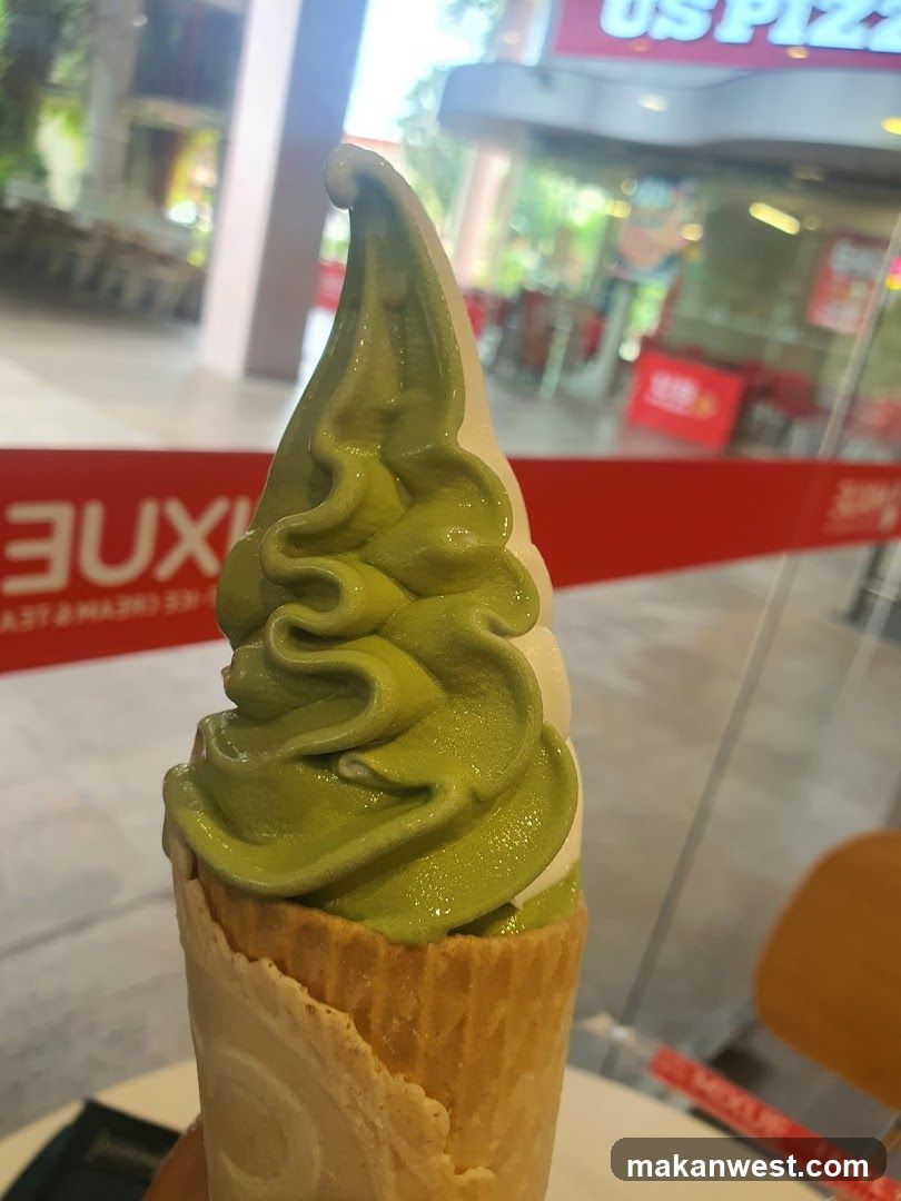 Matcha Ice Cream Cone