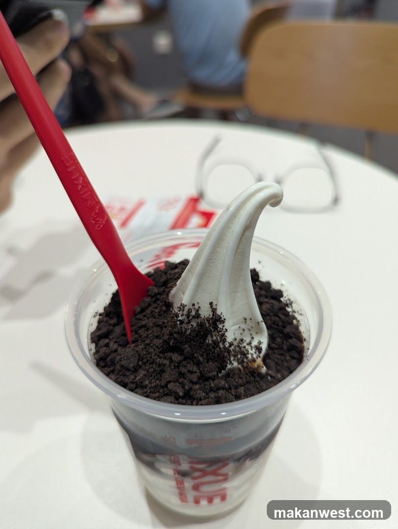 Oreo Cookie Dessert with Soft Serve