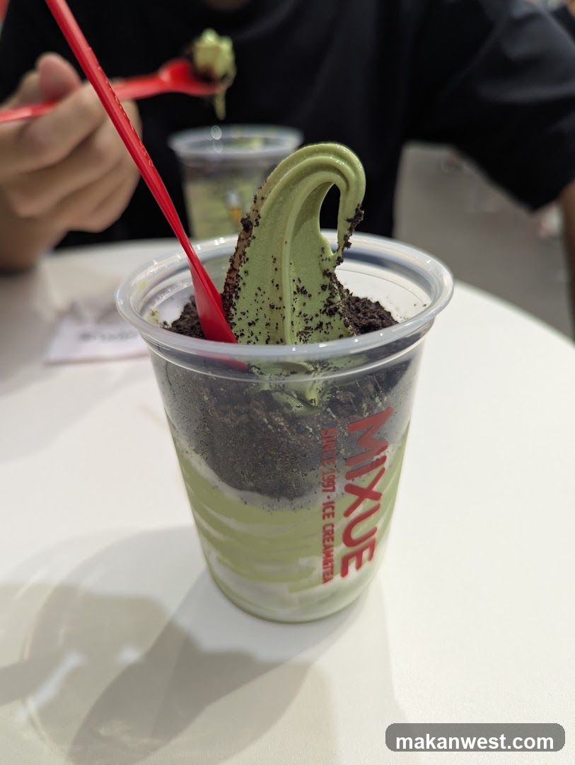 Matcha Ice Cream Dessert