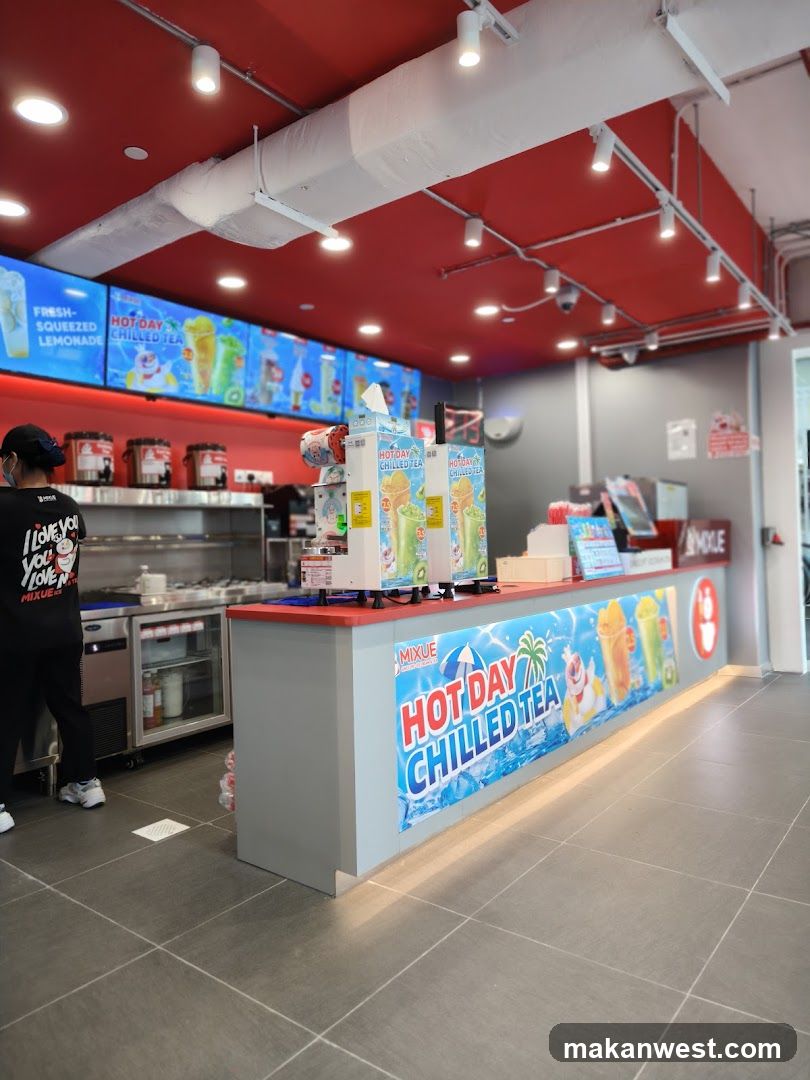 MIXUE Tea Shop Interior