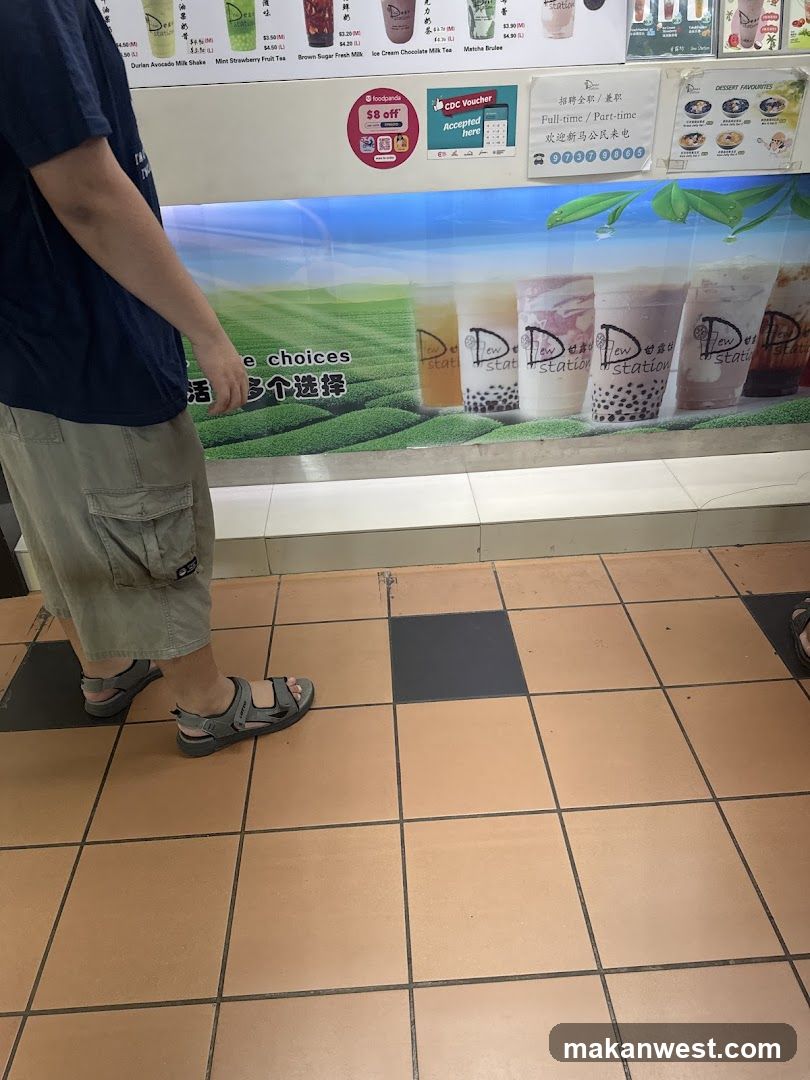 Boba Tea Shop Interior View