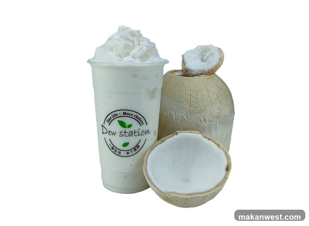 Dew station coconut drink