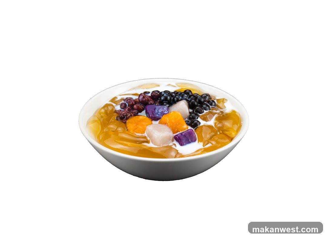 Bowl of Sweet Dessert with Toppings