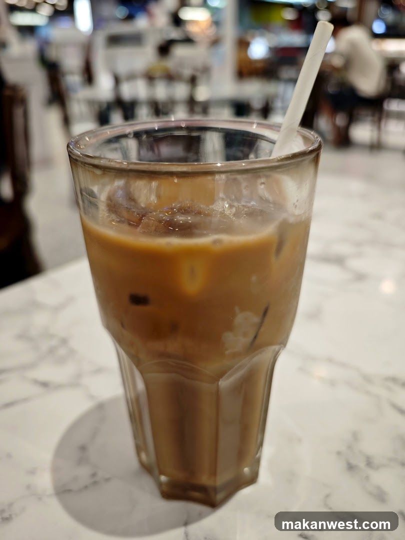 Iced Coffee in Glass Cup