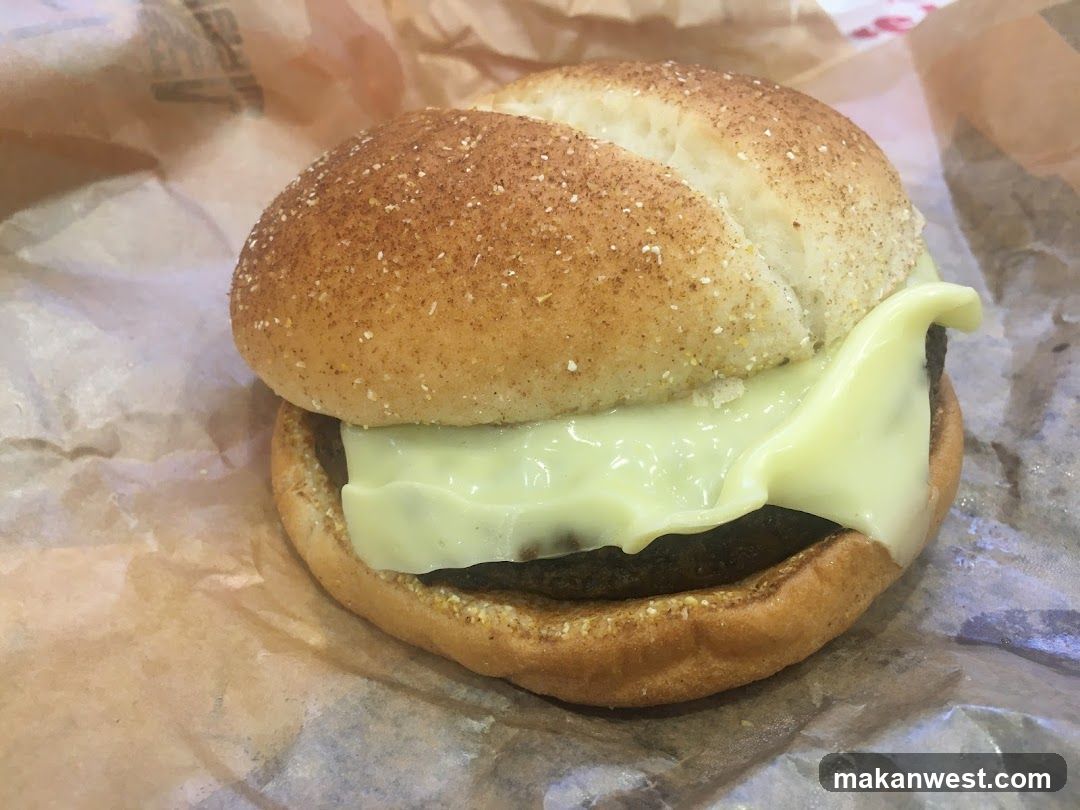 Cheeseburger on Paper Wrapper