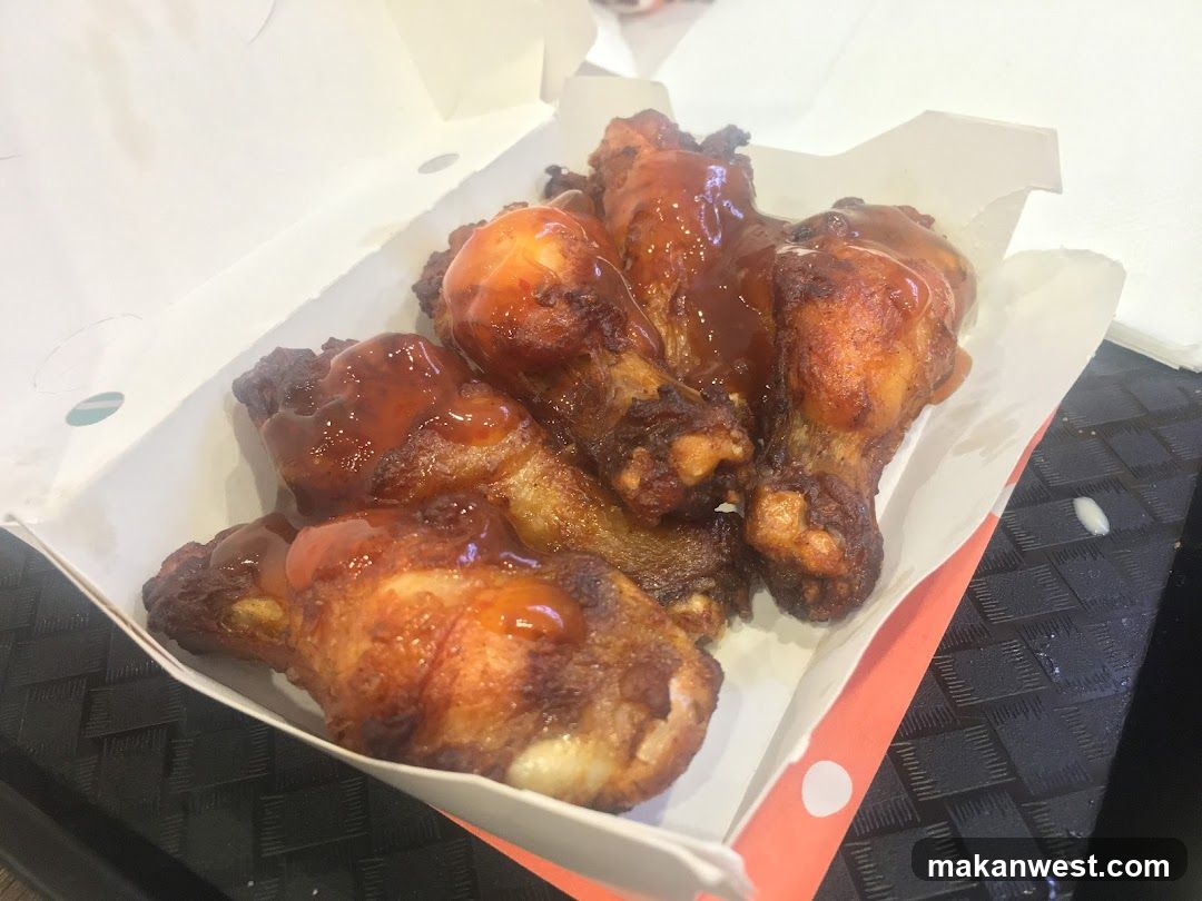 Sauced Fried Chicken Wings