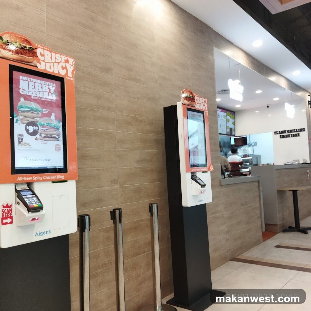 Fast Food Kiosk and Counter Interior