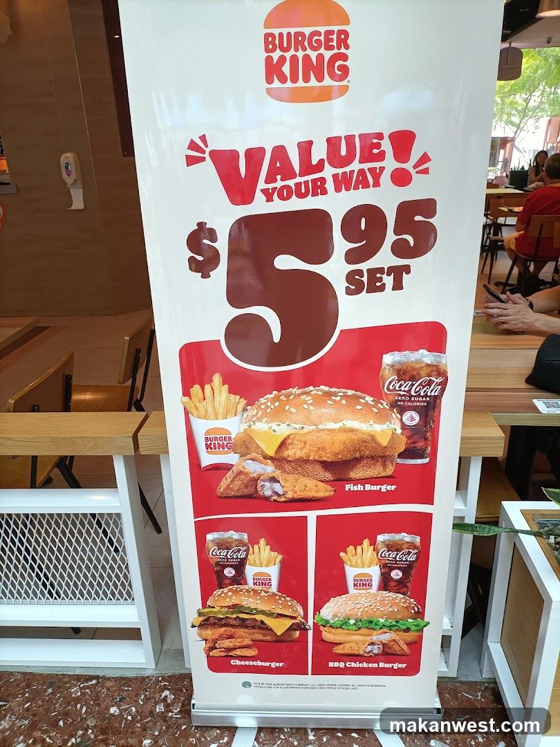 Burger King Value Set Ad