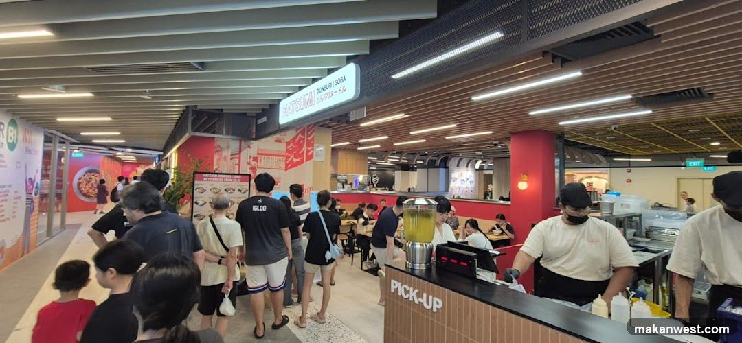 Food Court Interior with Pick-Up Counter
