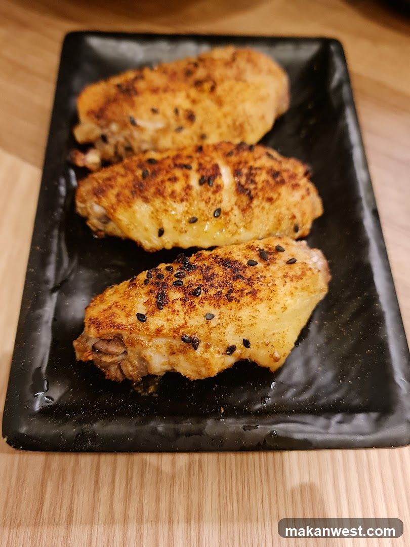 Grilled Chicken Wings with Sesame Seeds