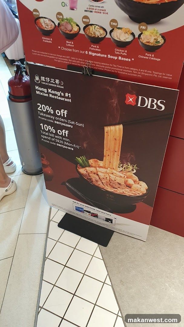Promotional Standee at Food Court
