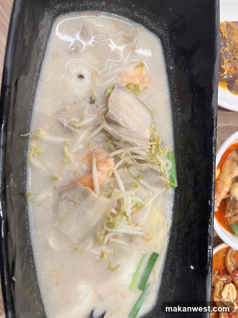 Creamy Soup with Meat and Vegetables