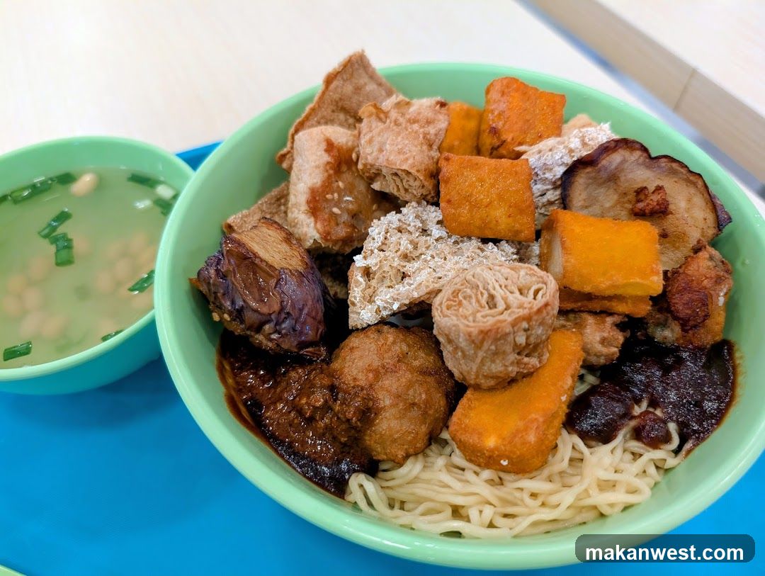 Noodle Bowl with Tofu and Broth
