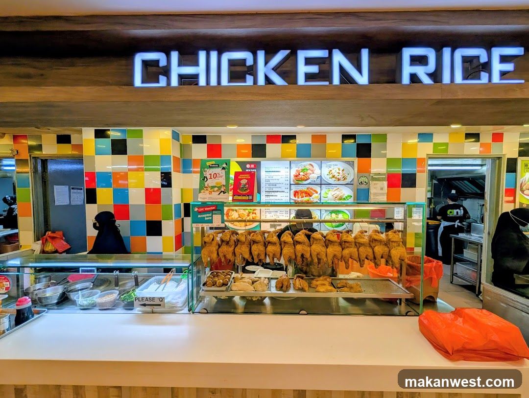 Chicken Rice Stall Interior View