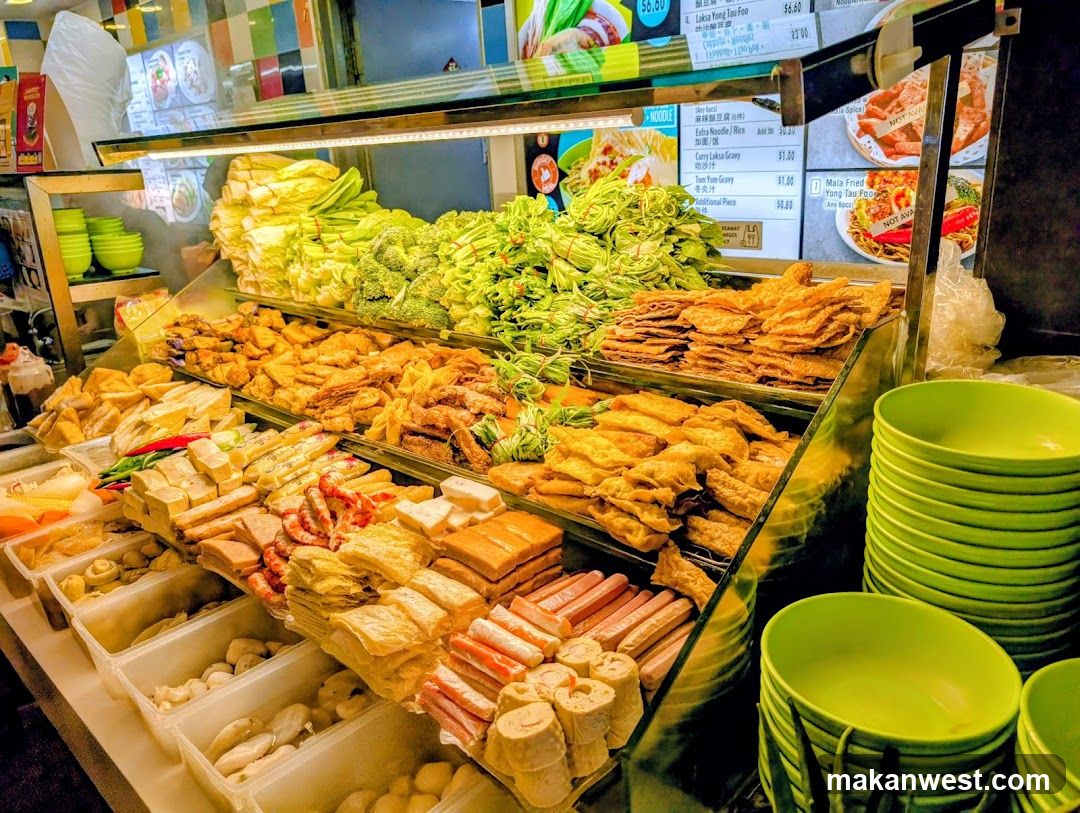 Assorted Hot Pot Ingredients Display