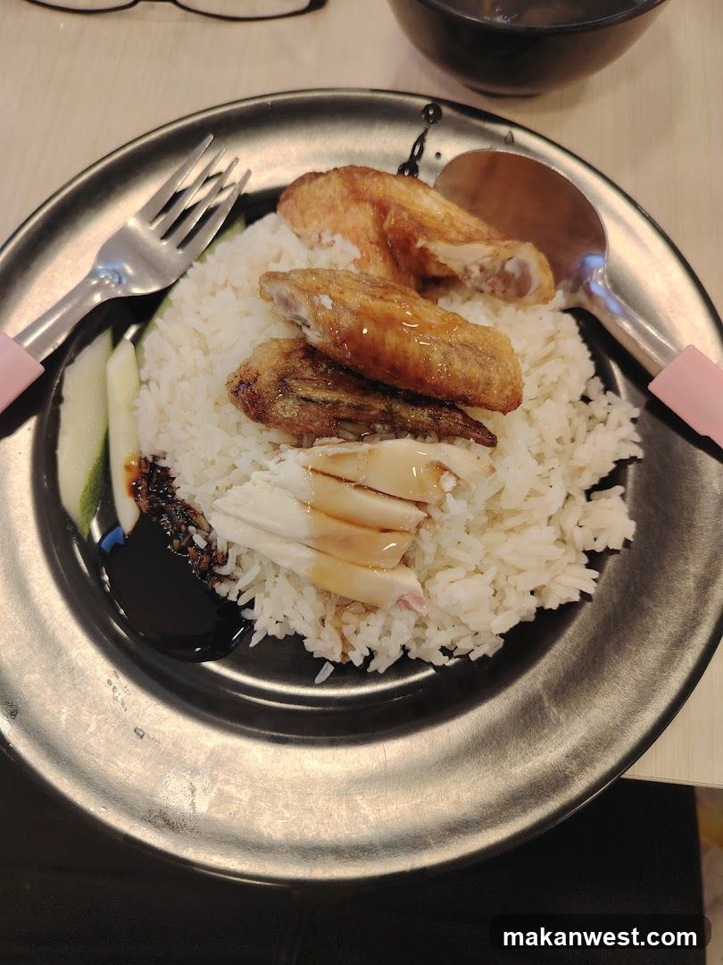 Hainanese Chicken Rice Plate