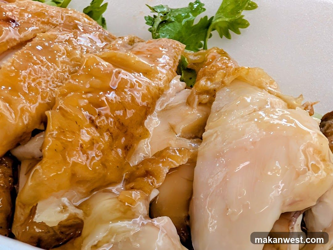 Steamed Chicken with Cilantro