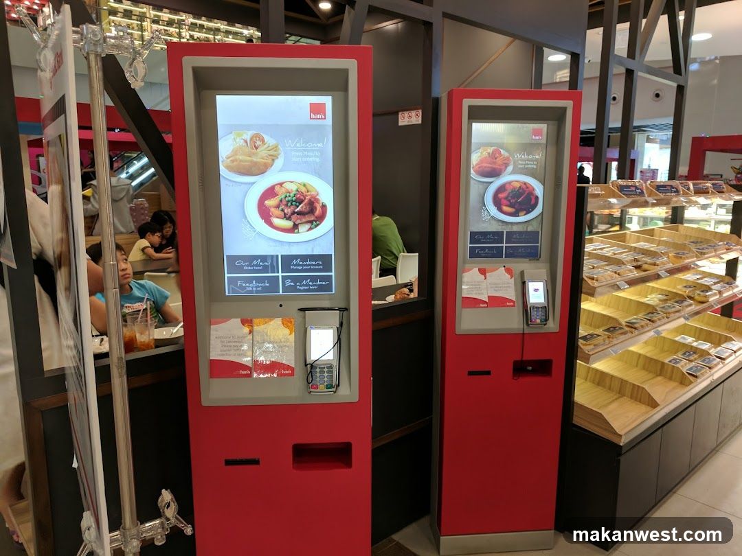 Self-Service Kiosk in Food Court
