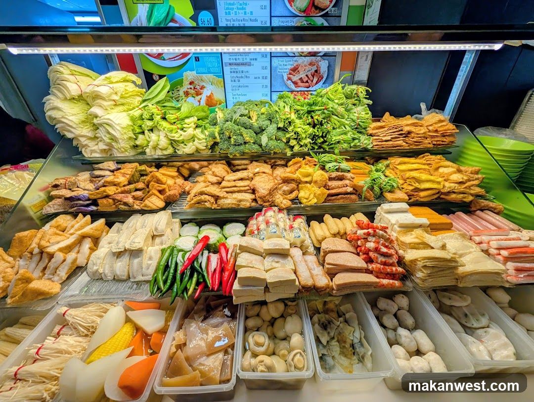 Hot Pot Ingredients Display