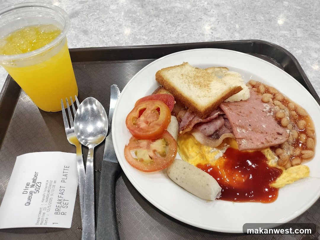 Breakfast Plate with Orange Juice