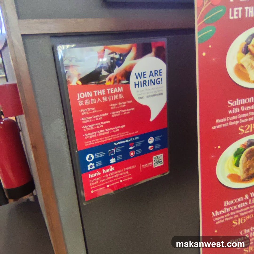 Hiring Poster and Menu Board