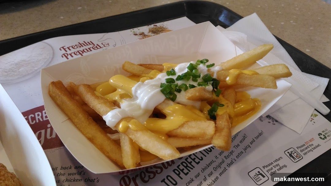 Loaded Fries with Sour Cream and Chives