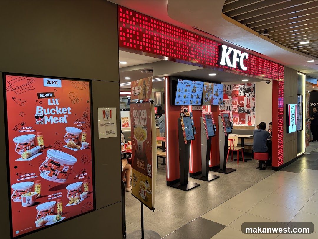 KFC Store Interior and Exterior View