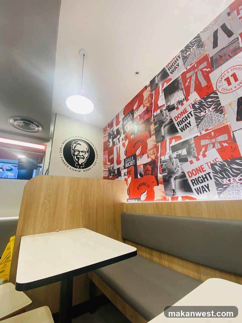 KFC Interior Booth