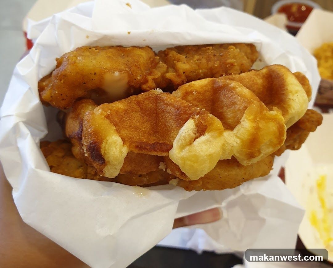 Fried Chicken Wings in Paper Wrapper