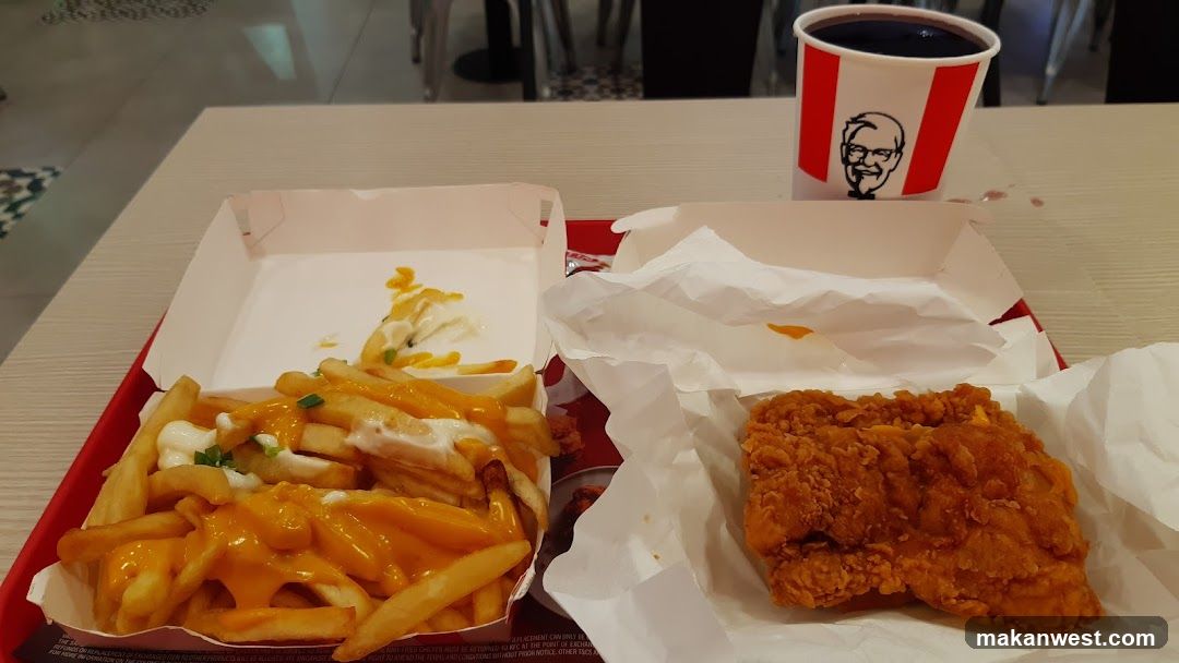KFC Meal with Fries and Chicken