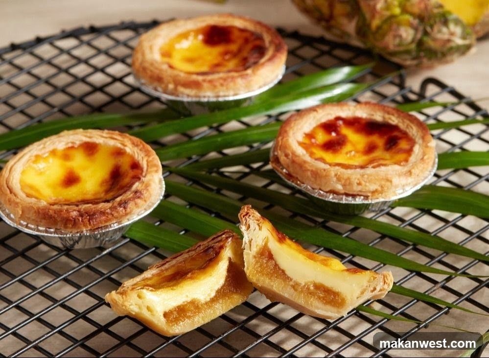 Egg Tarts on Cooling Rack