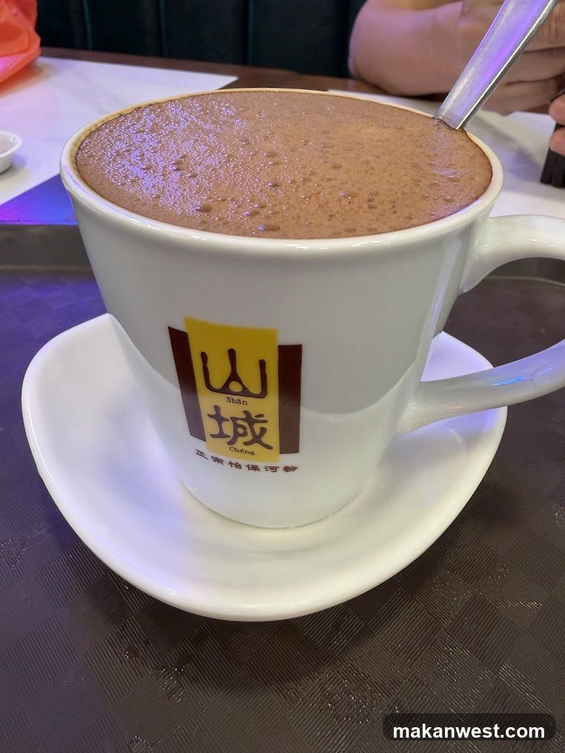 Cup of coffee with logo
