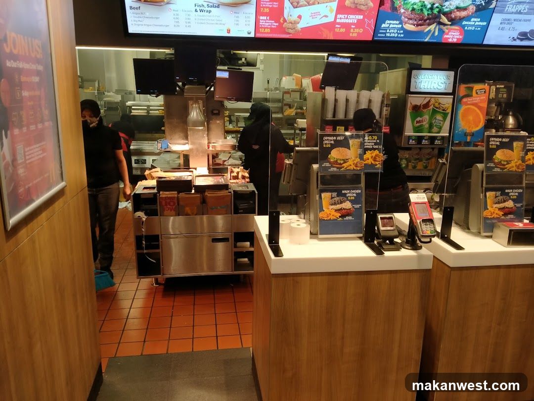 Fast Food Restaurant Interior
