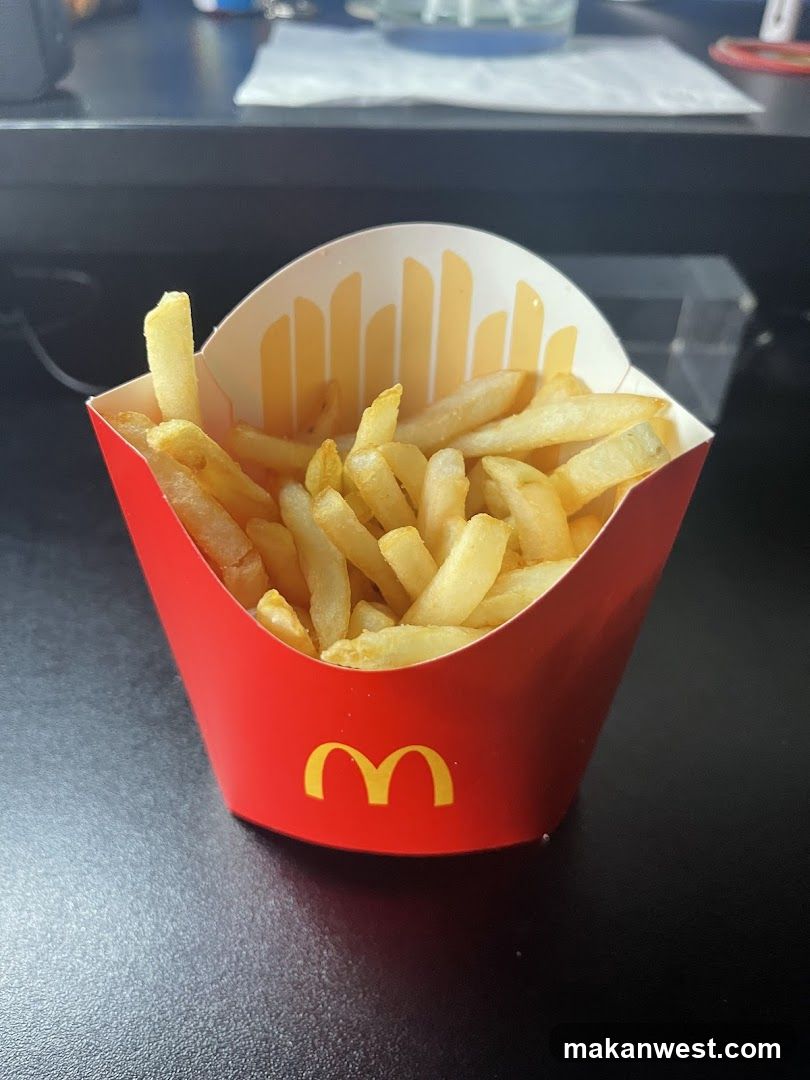 McDonald's Fries in Red Container