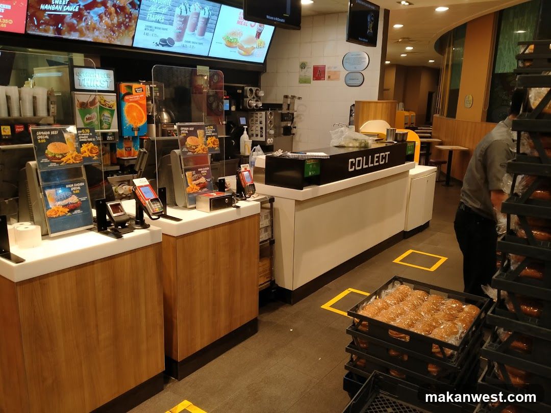 Fast Food Counter Interior