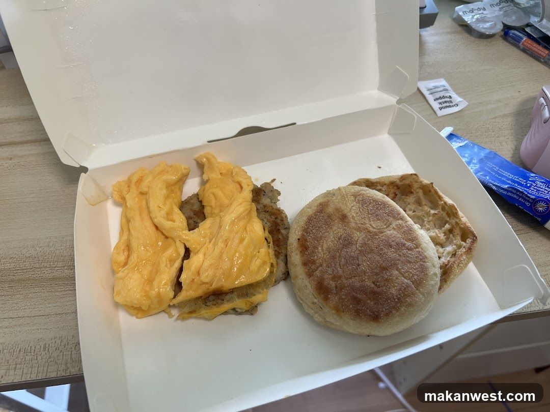 Breakfast Meal in Takeout Box