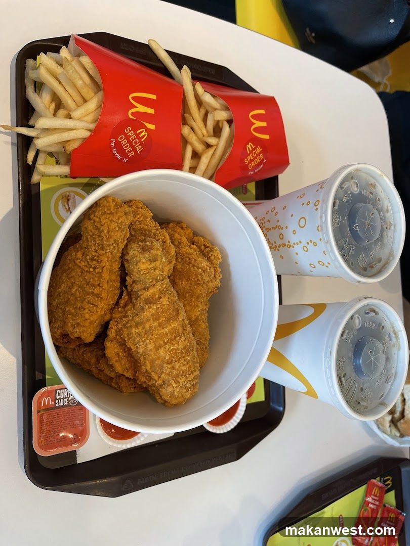McDonald's Meal with Chicken and Fries