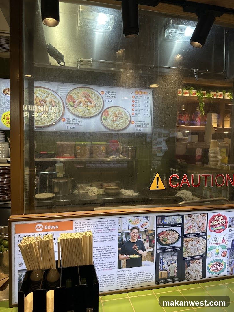 Food Stall Interior View