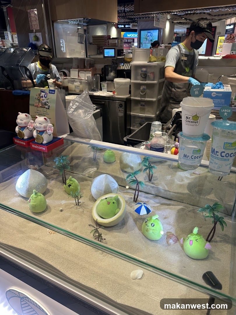 Mr. Coconut Display Case