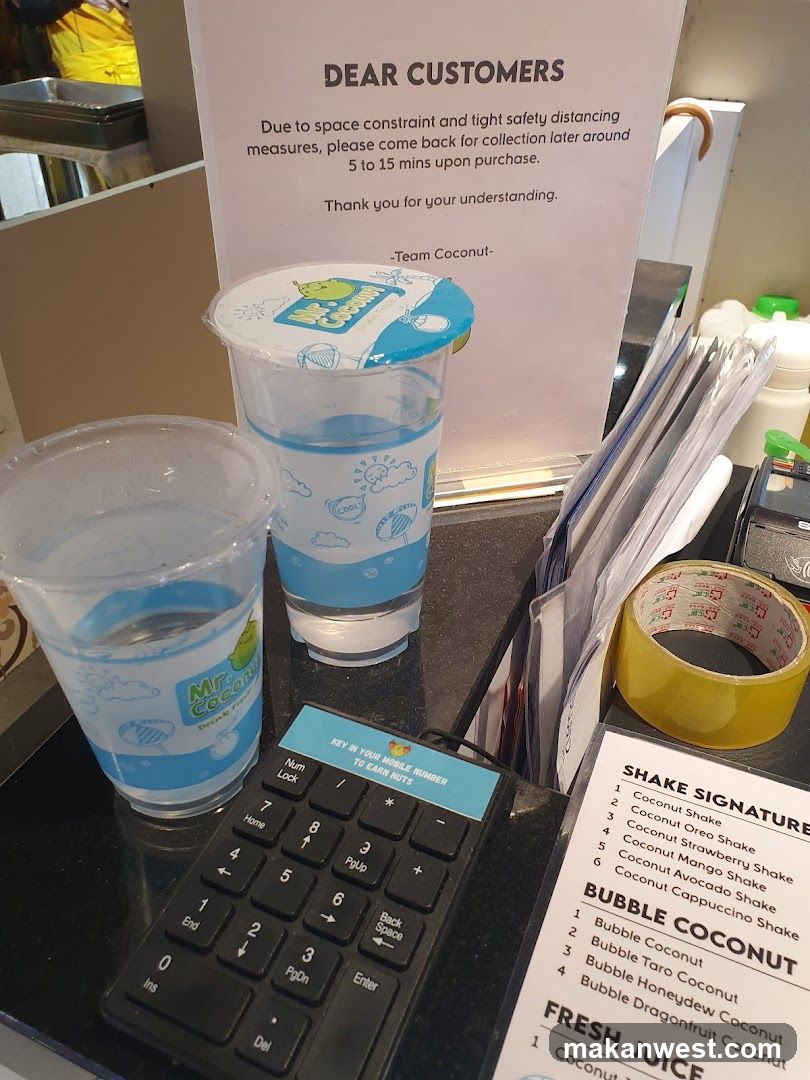 Coconut Shop Counter Display