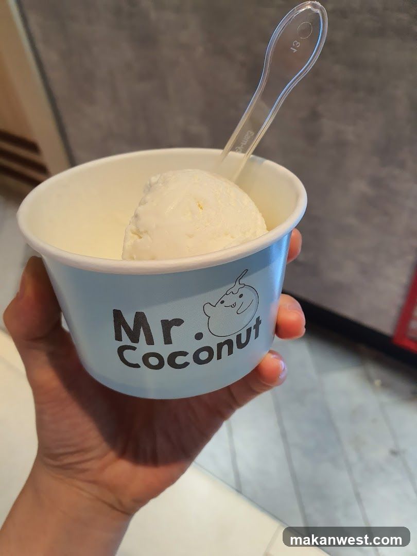 Mr Coconut Ice Cream Cup