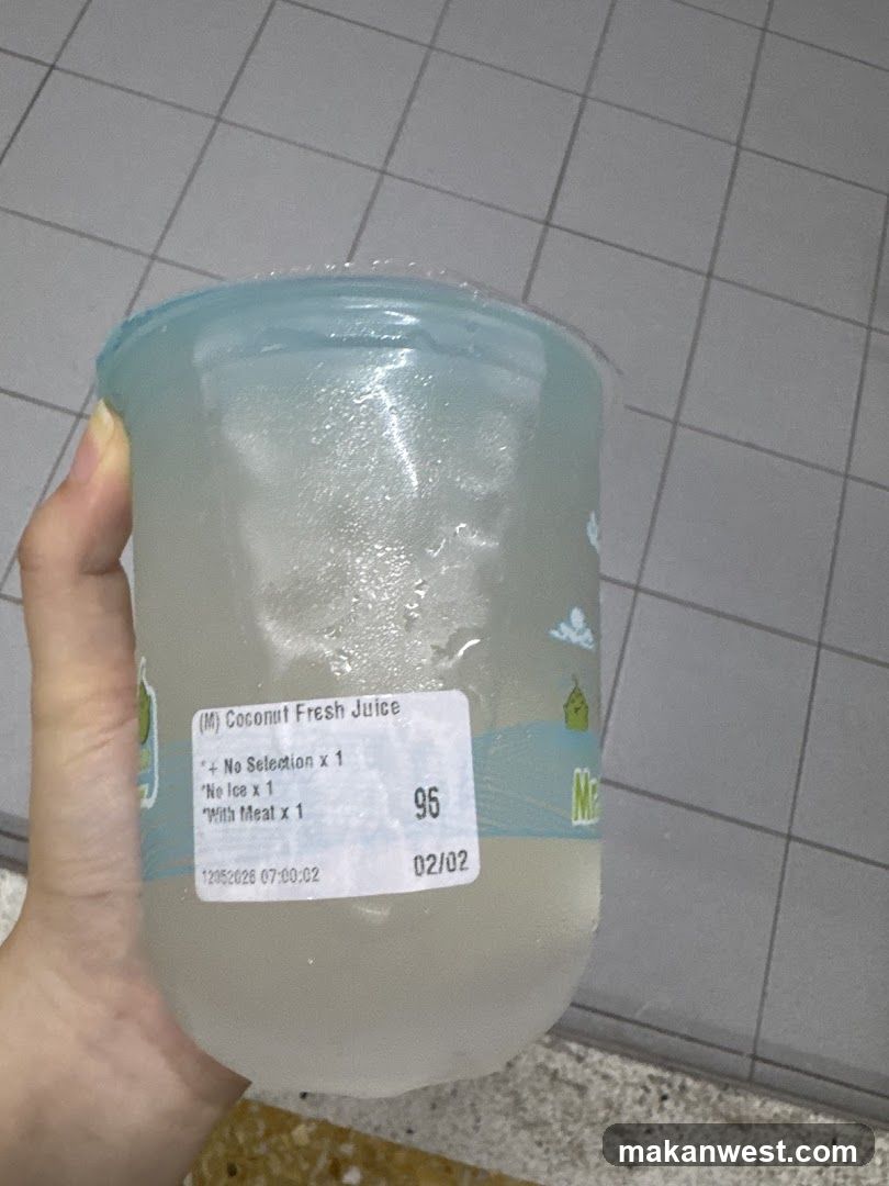 Coconut Fresh Juice Cup