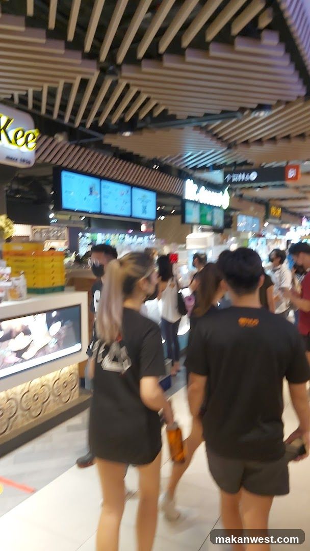 Crowded Food Court Interior
