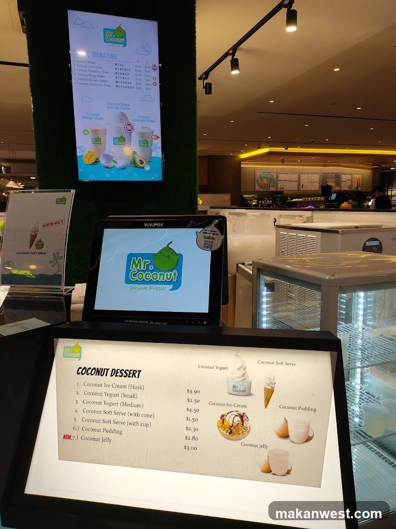 Mr Coconut Dessert Counter