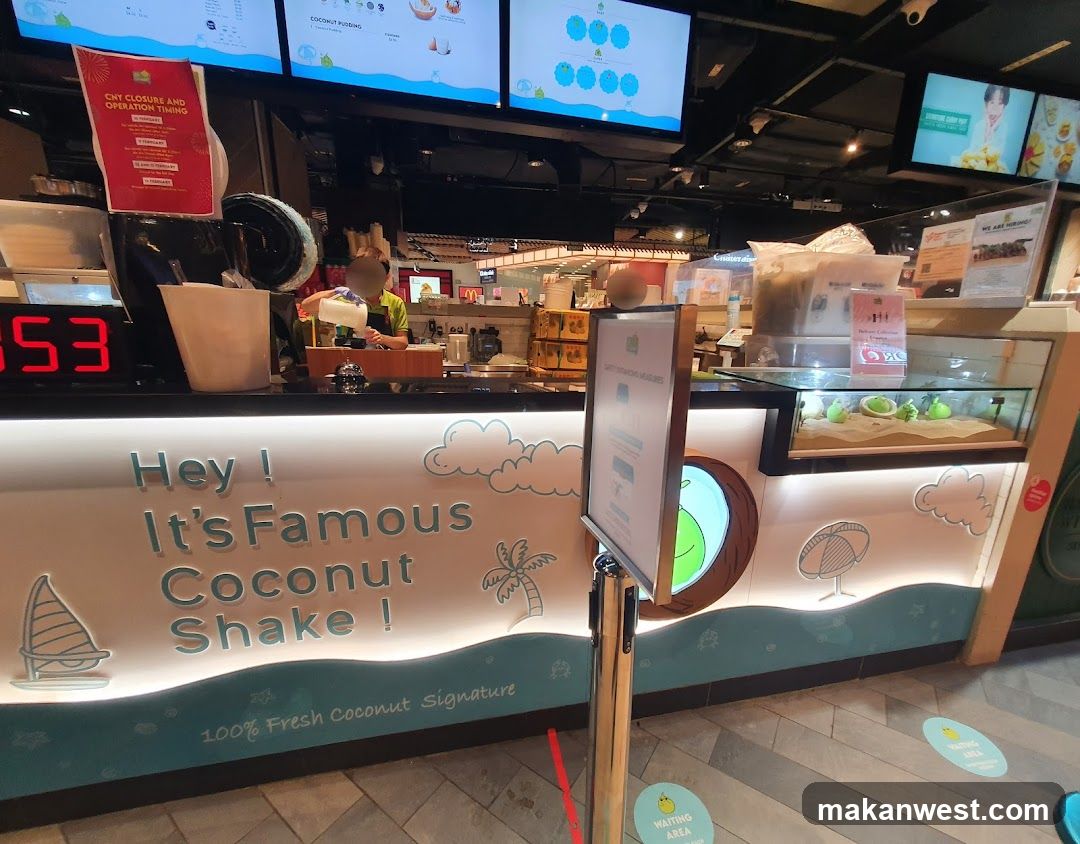 Coconut Shake Counter Interior