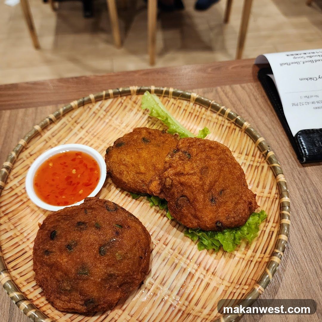Fried Patties with Chili Sauce